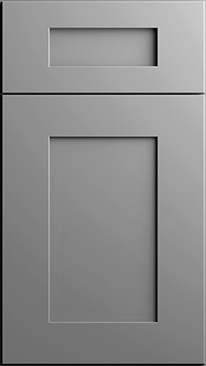 10x10 Lait Grey Shaker Kitchen Cabinets