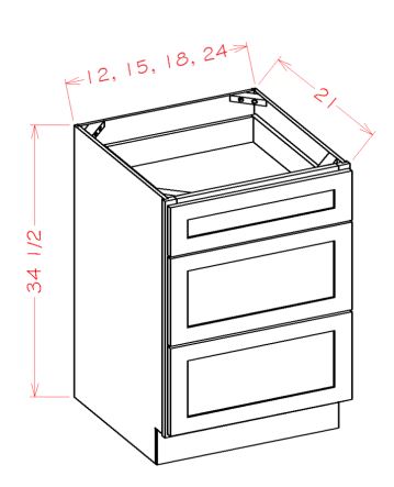 Vanity Drawer Bases