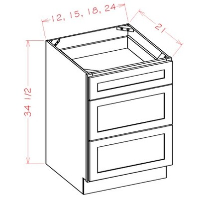 Vanity Drawer Base Cabinets
