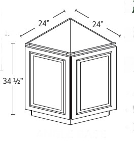 Angle Base Cabinet