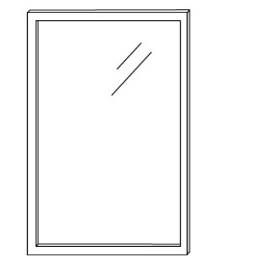 Aluminum Frame Glass Door Vertical