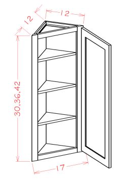 Angle Wall Cabinets