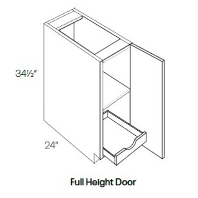 Full Height Single Door Base Cabinet With 1 POS