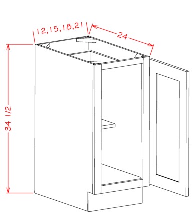 Full Height Single Door Bases