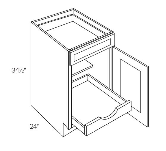 Single Door & Drawer Base Cabinets 1 POS