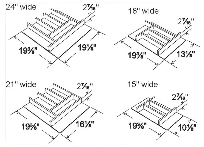 Cutlery Tray Divider Base