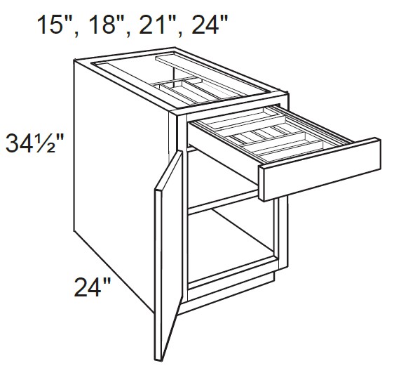 Single Door Base Cabinets