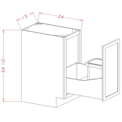 Trash Can Pullout Base Kits