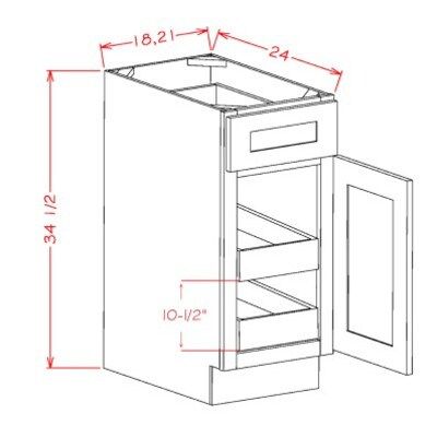 Double Rollout Shelf Base Kits