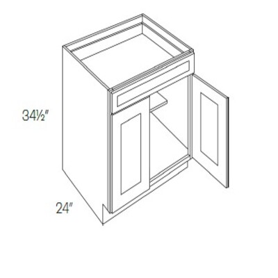 1 Drawer Double Doors Base Cabinet