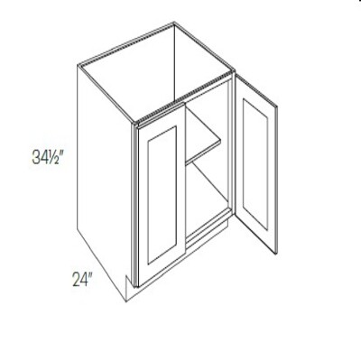 Full Height Single Drawer Double Door Base Cabinet