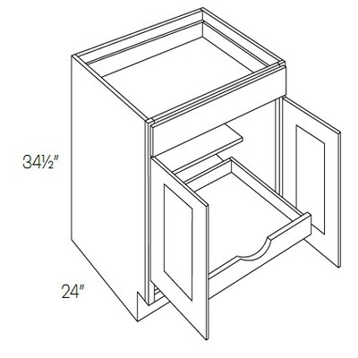 1 Drawer Double Doors Base Cabinet With 1 POS