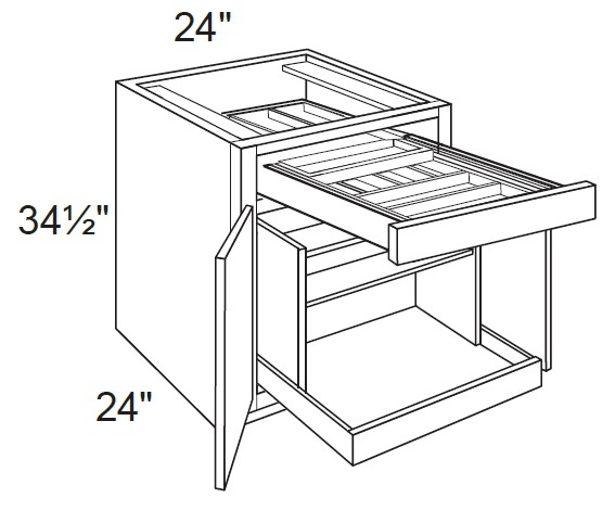 Base Pot &Pans 2-Tier Top Drawer
