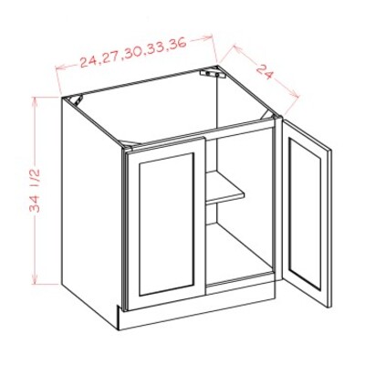 Full Height Double Door Bases