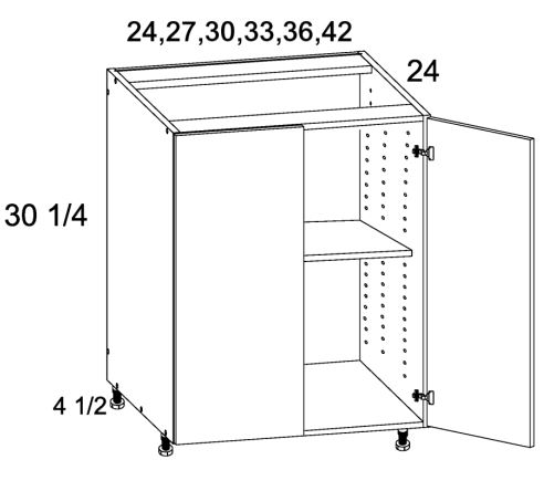 Full Height Double Door Bases