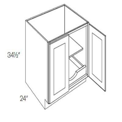 Full Height Double Drawer & 4 Door Base Cabinet With 2 POS