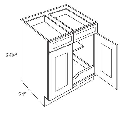 Double Drawer & Door Base Cabinets 1 POS