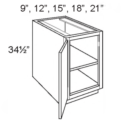 Base Full Height Single Door Cabinet