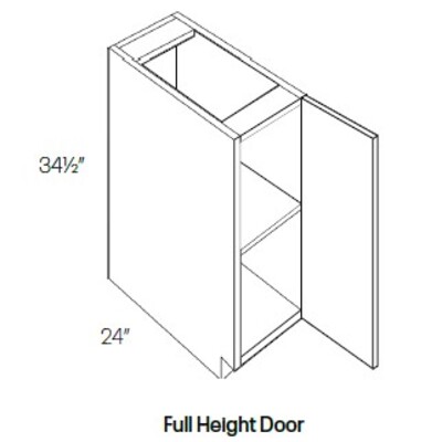 Full Height Single Door Base Cabinet