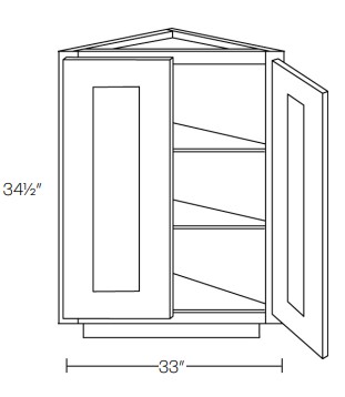 Straight Base End Cabinet