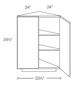 Straight Base End Cabinets