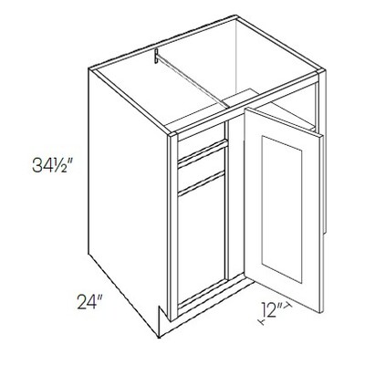 Full Height Blind Single Door Base Cabinet
