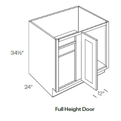 Full Height Blind Single Door Base Cabinet