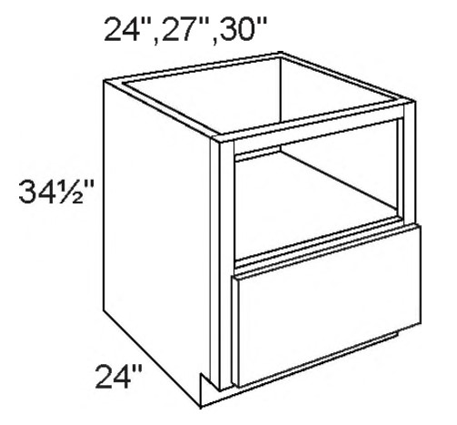 Base Microwave With 1 Drawer