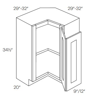 Easy Reach Corner Base Cabinet