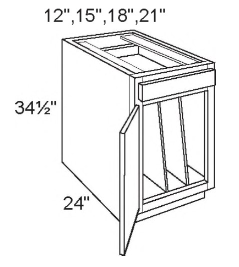 Single Door Tray Base 1 Drawer Box