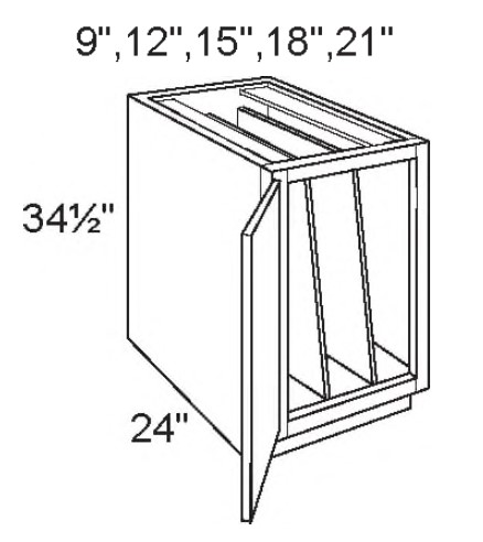 Single Door Tray Base Full Height