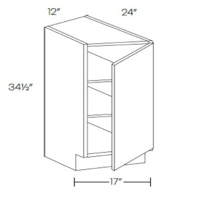 Angle Base End Cabinet