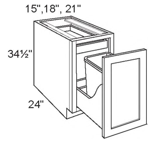 Full Height Base Waste Basket