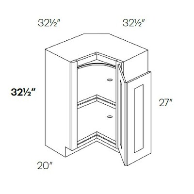 Lazy Susan Corner Base Cabinet