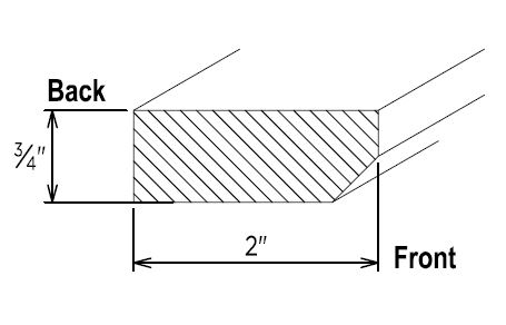Counter Top Edge Molding