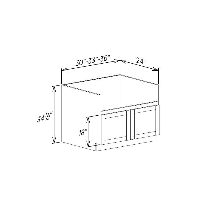 KingCab Super Deep Battleship Cabinets - 30 Deep