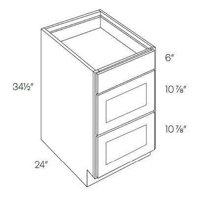 3 Drawer Base Cabinet