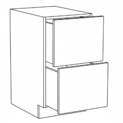 Base Cabinet with Double Drawers