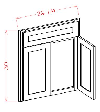 Sink Bases-Diagonal Sink Front