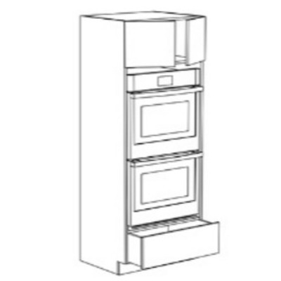 Oven And Pantry Cabinet With Double Oven Cabinets