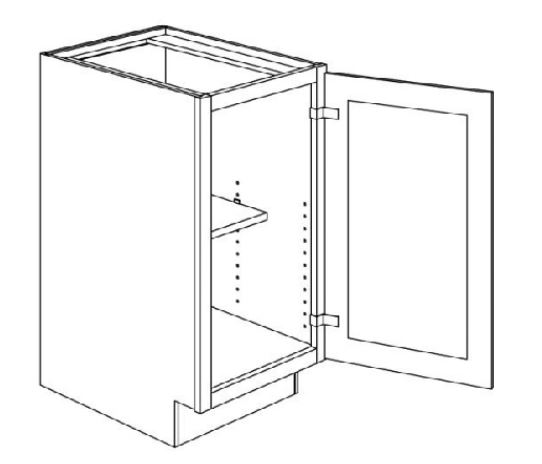 Full Height Double Door Base Cabinets
