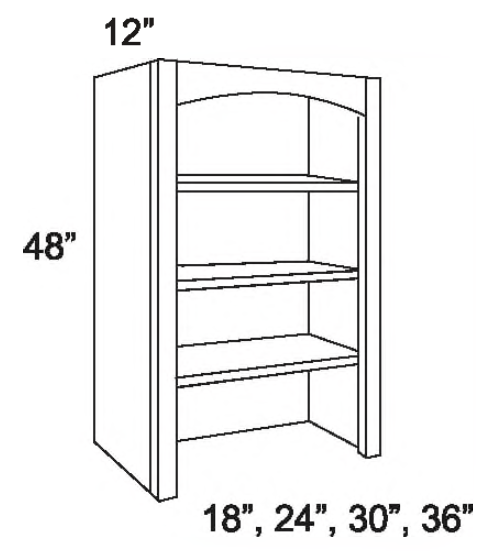 Furniture Book Shelf Open Cabinet