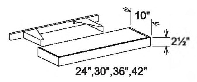 Specialty Wall Floating Shelf