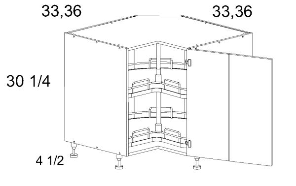 Base Easy Reach with Lazy Susan