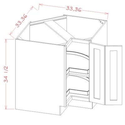 Base Easy Reach with Lazy Susan Trays