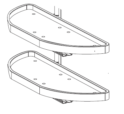 Base Storage Pull Out Organizer