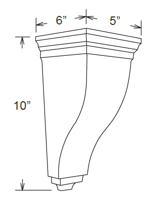 Mission Corbel Decorative Accent