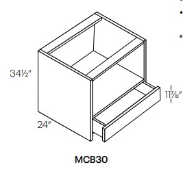 Microwave Base Cabinets