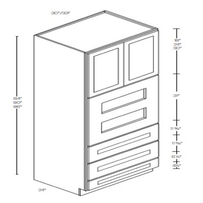 Vanity Drawer Base Cabinet