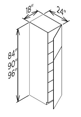 Single Door Pantry Cabinet